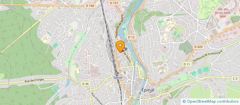 localisation de l'entreprise LIVIA à EPINAL
