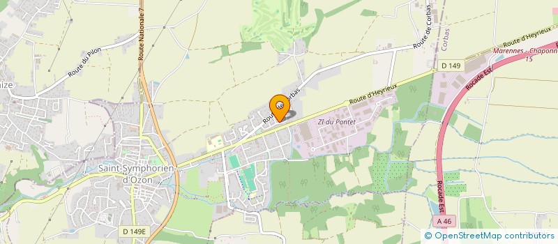 localisation de l'entreprise LIVIA  SAINT-SYMPHORIEN-D'OZON