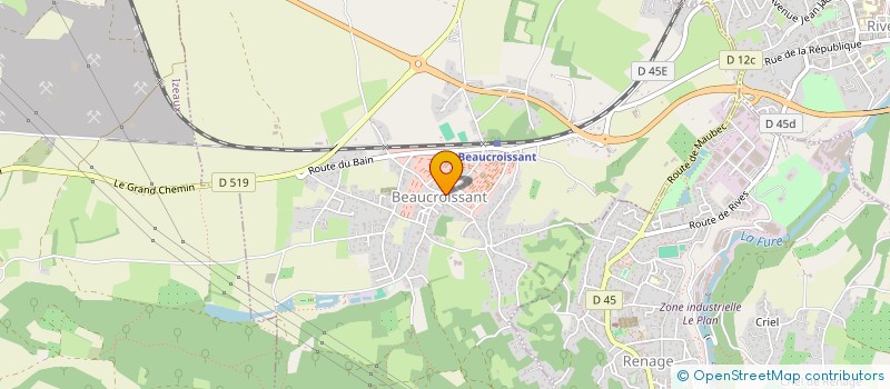 localisation de l'entreprise LIVIAL  BEAUCROISSANT