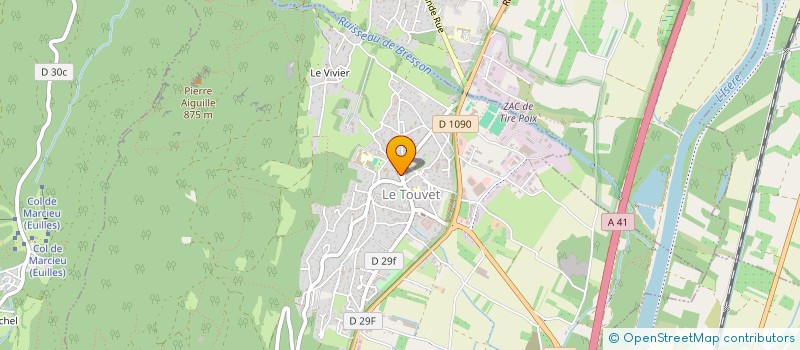 localisation de l'entreprise LIVIANA HABITAT  LE TOUVET