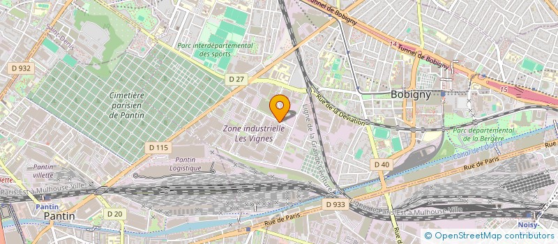 localisation de l'entreprise LIVICO à BOBIGNY