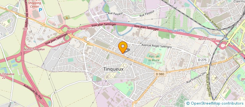 localisation de l'entreprise LIVIN HABITAT à TINQUEUX
