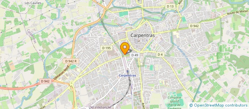 localisation de l'entreprise LIVING COM  CARPENTRAS