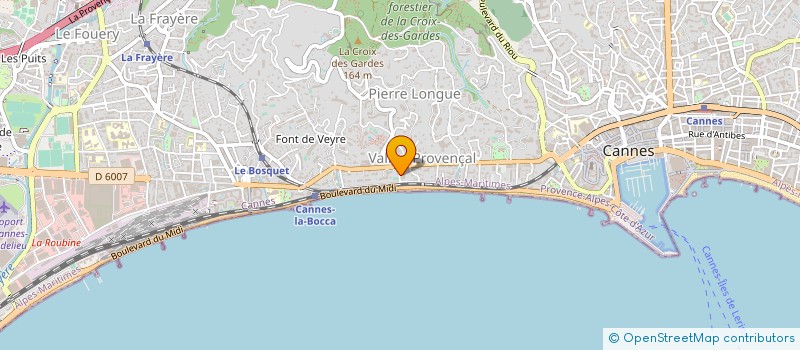 localisation de l'entreprise LIVING DREAM à CANNES