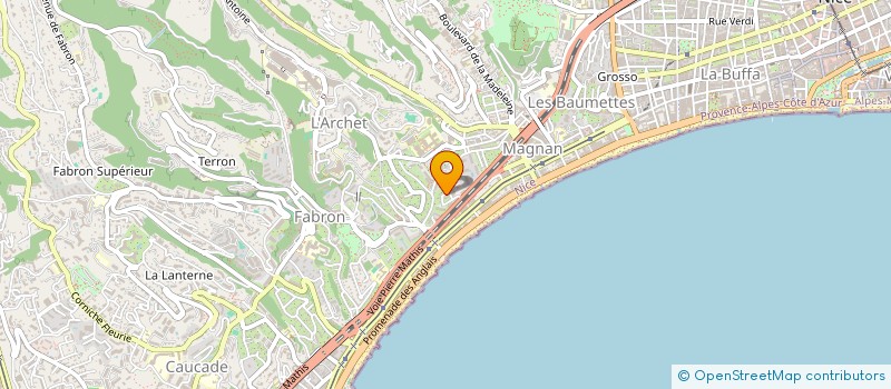 localisation de l'entreprise LIVING GROUP à NICE
