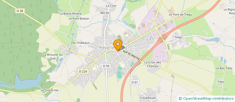 localisation de l'entreprise LIVING LAB CLEF  PLELAN-LE-GRAND