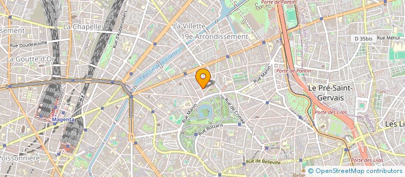 localisation de l'entreprise LIVING LOVE  PARIS