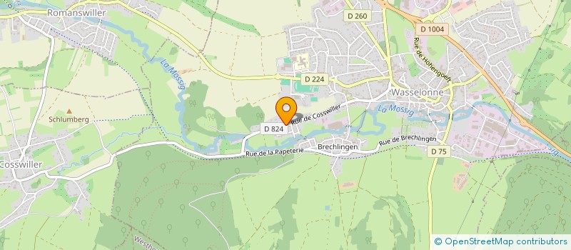 localisation de l'entreprise LIVING OBERNAI  WASSELONNE