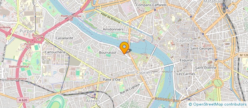 localisation de l'entreprise LIVING ON VIDEO  TOULOUSE