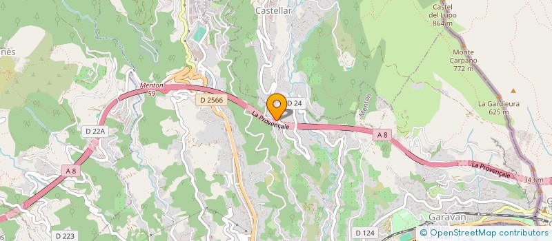 localisation de l'entreprise LIVING STONE  MENTON