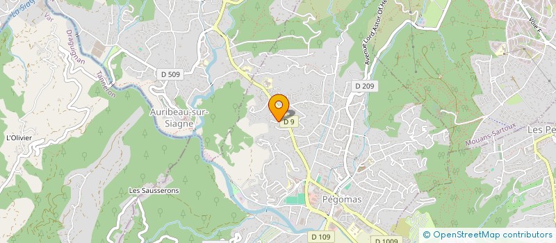 localisation de l'entreprise LIVIO  PEGOMAS