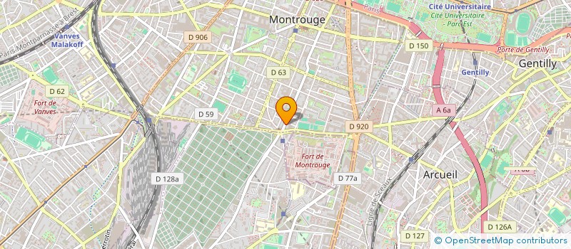 localisation de l'entreprise LIVIO PRODUCTION  MONTROUGE