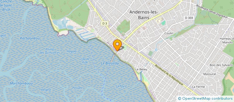 localisation de l'entreprise LIVIRHAGE  ANDERNOS-LES-BAINS