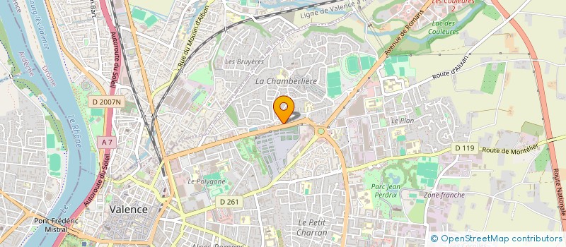 localisation de l'entreprise LIVR AFRIQUE à VALENCE