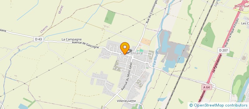 localisation de l'entreprise LIVR'EXPRESS  SAINT-HILAIRE