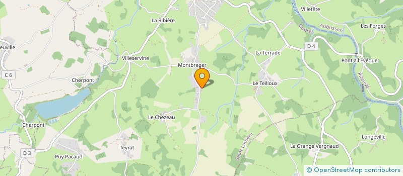 localisation de l'entreprise LIVR'EXPRESS CREUSE à SAINT-LAURENT