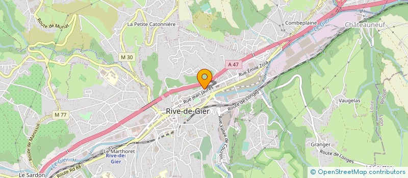 localisation de l'entreprise LIVR'HEUR EXPRESS à RIVE-DE-GIER