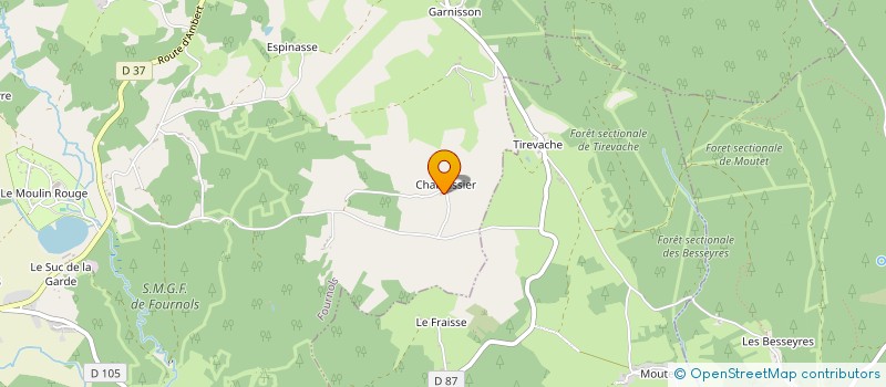 localisation de l'entreprise LIVRA EMBAL à FOURNOLS