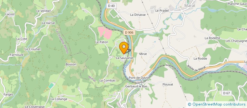 localisation de l'entreprise LIVRADOIS NETTOYAGE  MARAT