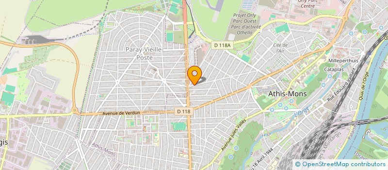 localisation de l'entreprise LIVRAGO à ATHIS-MONS