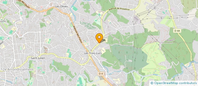 localisation de l'entreprise LIVRAISON ET DISTRIBUTION PROVENCE à MARSEILLE