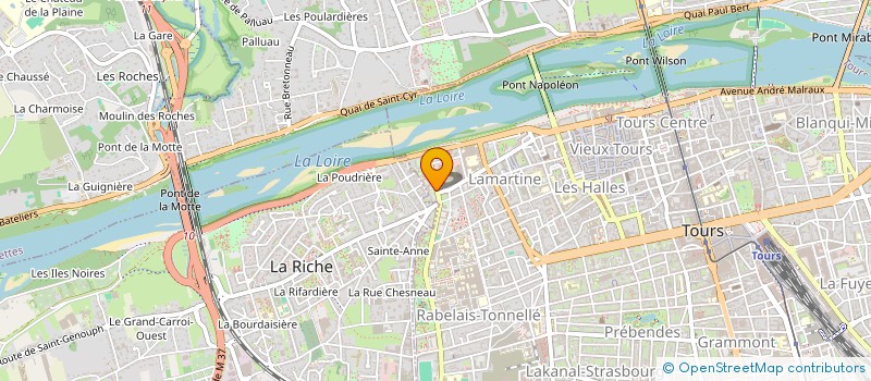 localisation de l'entreprise LIVRAISON-PLUS  TOURS