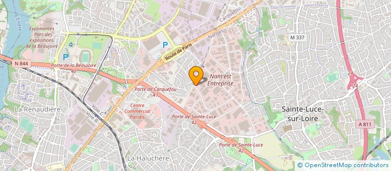 localisation de l'entreprise LIVRAISON STOCKAGE SERVICE à NANTES