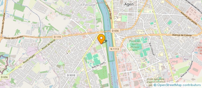 localisation de l'entreprise LIVRAISONS 47 à LE PASSAGE
