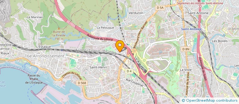 localisation de l'entreprise LIVRAISONS URGENTE PETITS COLIS à MARSEILLE