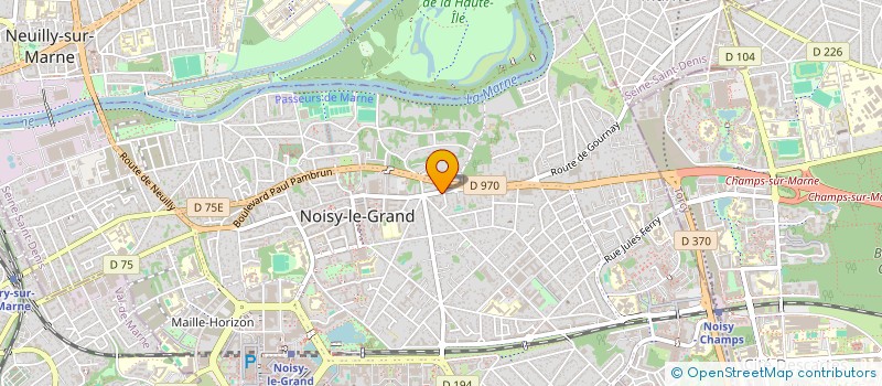 localisation de l'entreprise LIVRAISONSURE à NOISY-LE-GRAND