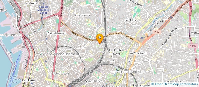 localisation de l'entreprise LIVRAZUR à MARSEILLE