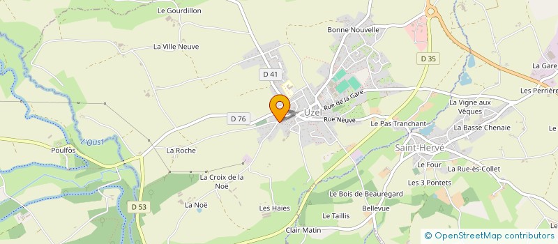 localisation de l'entreprise LIVRE AU CARRE  UZEL