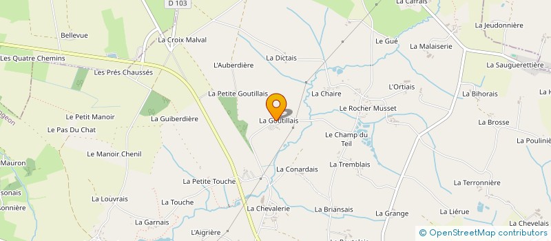 localisation de l'entreprise LIVRE BOUTIC  LIVRE-SUR-CHANGEON