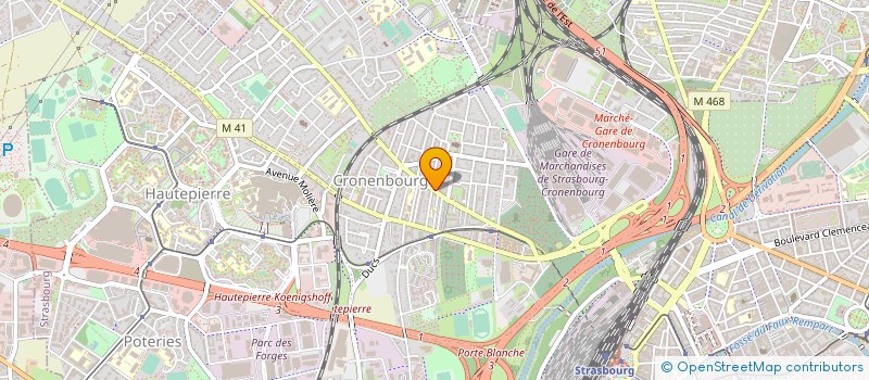 localisation de l'entreprise LIVRE ENSEMBLE à STRASBOURG