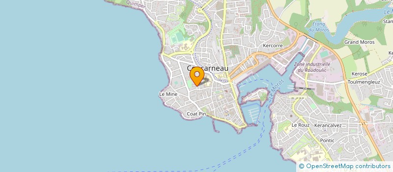 localisation de l'entreprise LIVRE & MER DE CONCARNEAU à CONCARNEAU