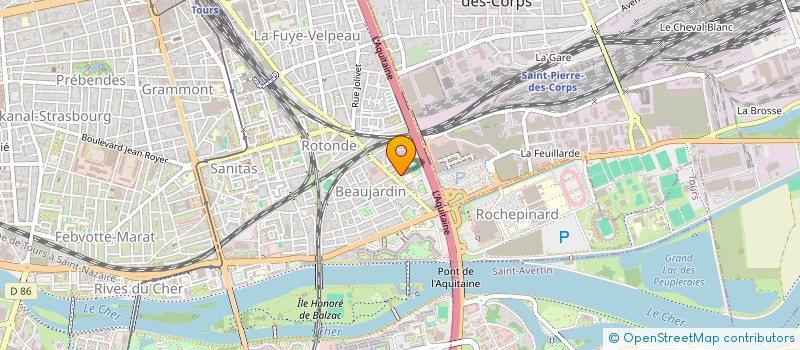 localisation de l'entreprise LIVRE PASSERELLE à TOURS