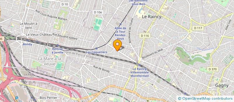 localisation de l'entreprise LIVRES D'ANTAN à VILLEMOMBLE