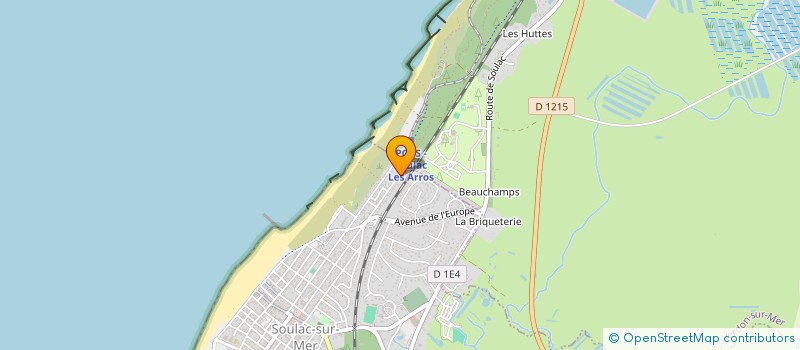 localisation de l'entreprise LIVRES ECORNES à SOULAC-SUR-MER