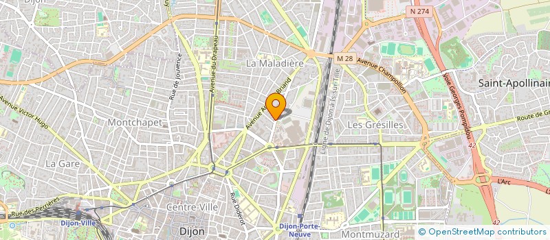 localisation de l'entreprise LIVRES-EMOIS à DIJON