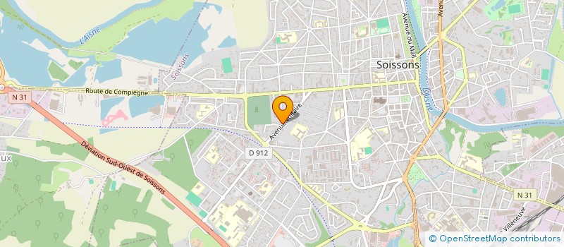 localisation de l'entreprise LIVRES EN CHOEUR à SOISSONS