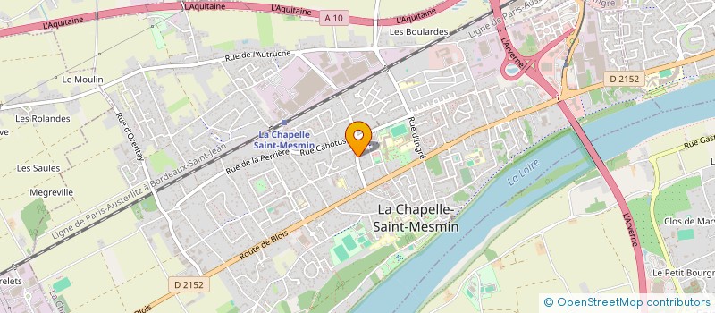 localisation de l'entreprise LIVRES EN JEUX à LA CHAPELLE-SAINT-MESMIN