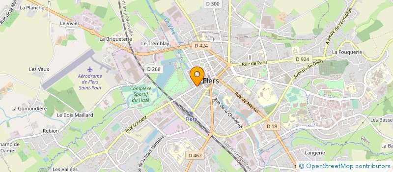 localisation de l'entreprise LIVRES EN VIE à FLERS