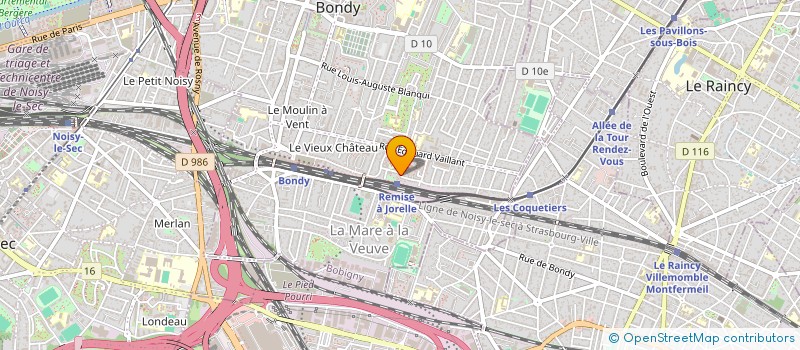 localisation de l'entreprise LIVRES ET RELIURE POUR SOI  BONDY