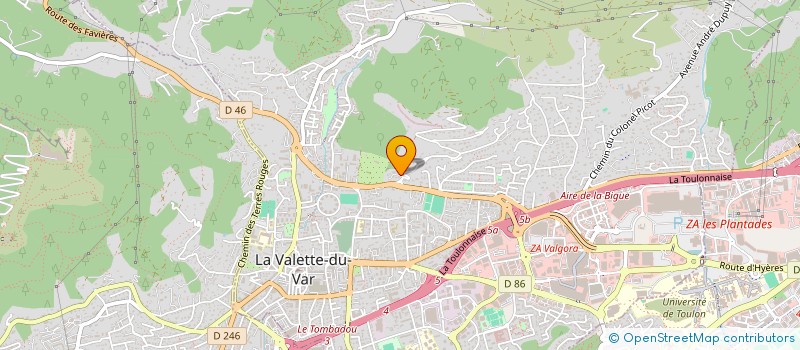 localisation de l'entreprise LIVRES ET SCIENCE  LA VALETTE-DU-VAR