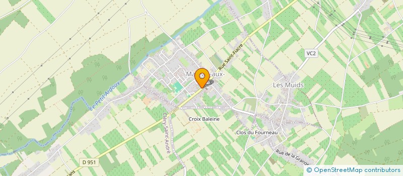 localisation de l'entreprise LIVRES ET VINS EN TERRE DE LOIRE à MAREAU-AUX-PRES