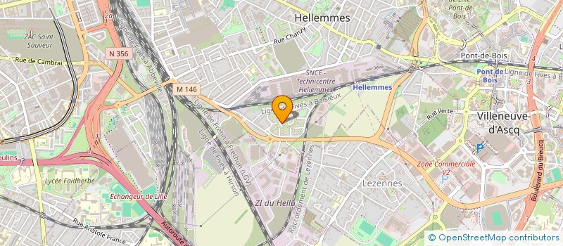 localisation de l'entreprise LIVRES LOISIRS ET ACTIVITES DE DEVELOPPEMENT à LILLE