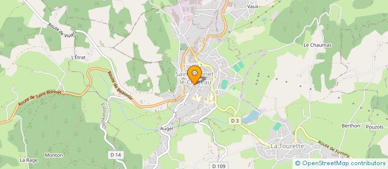 localisation de l'entreprise LIVRESSE  SAINT-BONNET-LE-CHATEAU