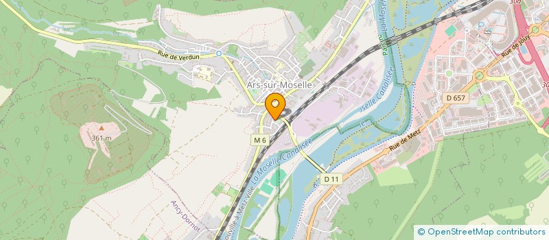 localisation de l'entreprise LIVRESSE  ANCY-DORNOT