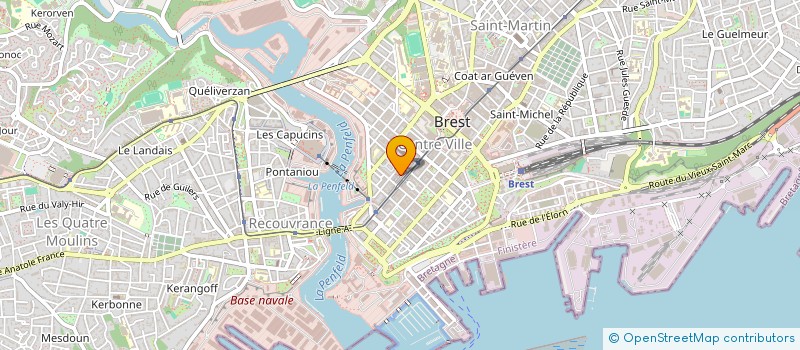 localisation de l'entreprise LIVRESSE DE LIRE à BREST