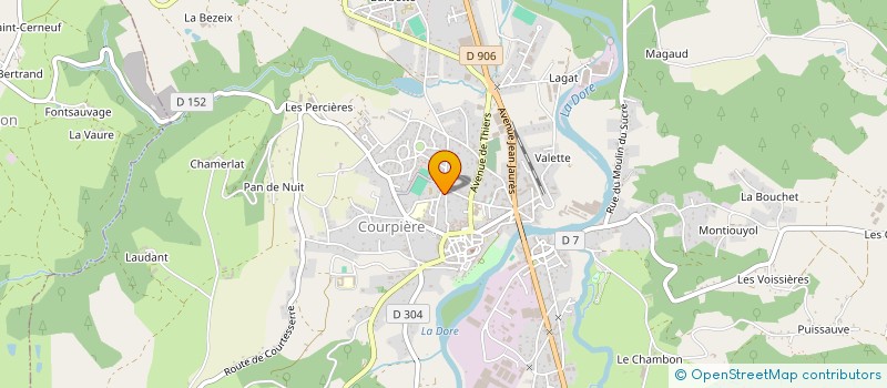 localisation de l'entreprise LIVREXPRESS à COURPIERE
